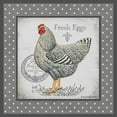 thumbnail image 2 of Babbit, Gwendolyn 12x12 Gold Ornate Wood Framed with Double Matting Museum Art Print Titled - Farm Fresh Eggs II, 2 of 4
