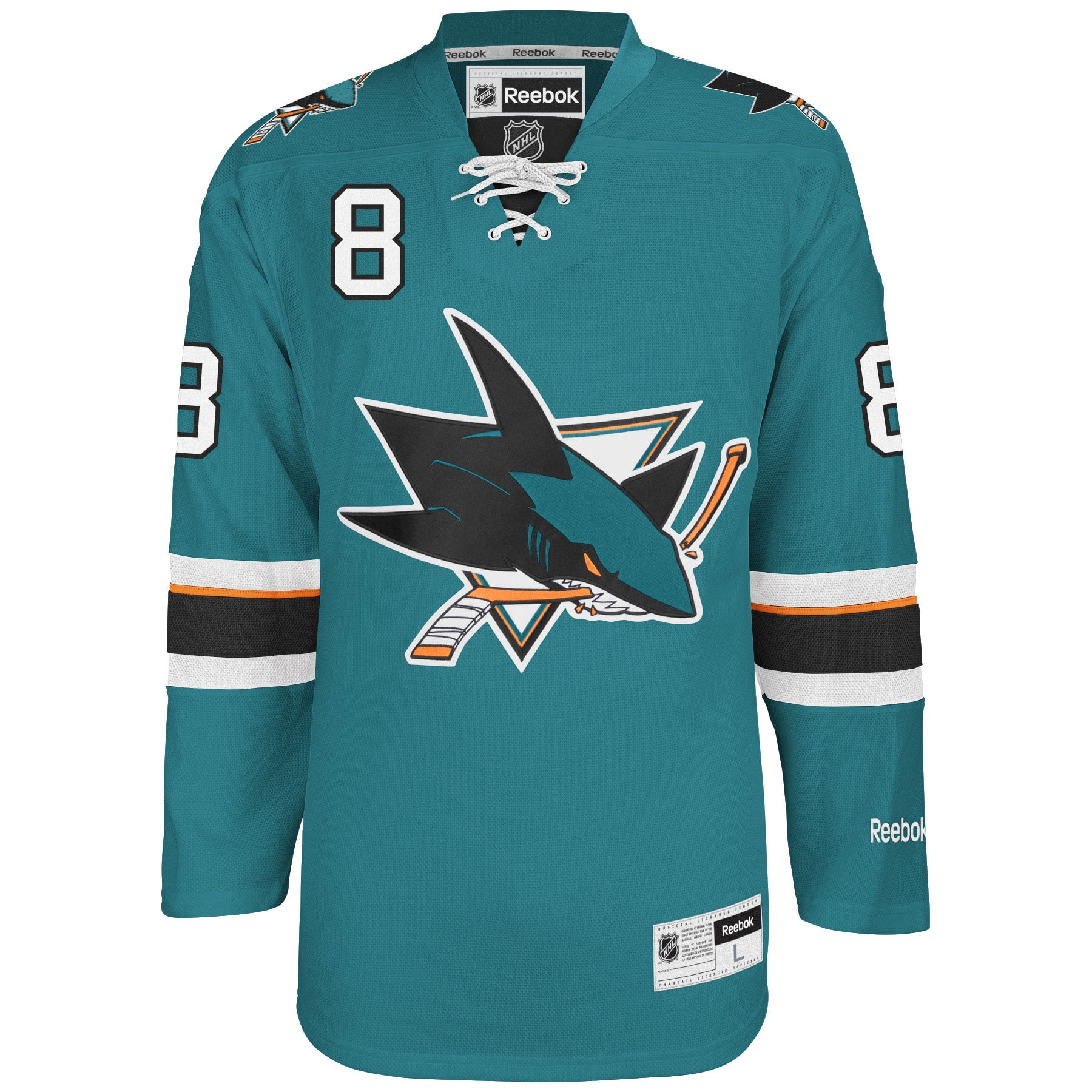 san jose sharks reebok jersey