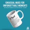 thumbnail image 2 of Chef Definition Mug Chef Gifts Cook Sous Chef Pasty Baker Baking Baking Gifts Culinary Student Teacher Head Chef Cooking Lovers Ceramic Mug 11 oz White, 2 of 8