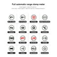thumbnail image 4 of AC DC Clamp Multimeter Clamp Meter Intelligent Automatic Identification Measurement AC DC Voltage Current Frequency Capacitance Resistance Meters with Data Hold Automatic Shutdown Function, 4 of 8