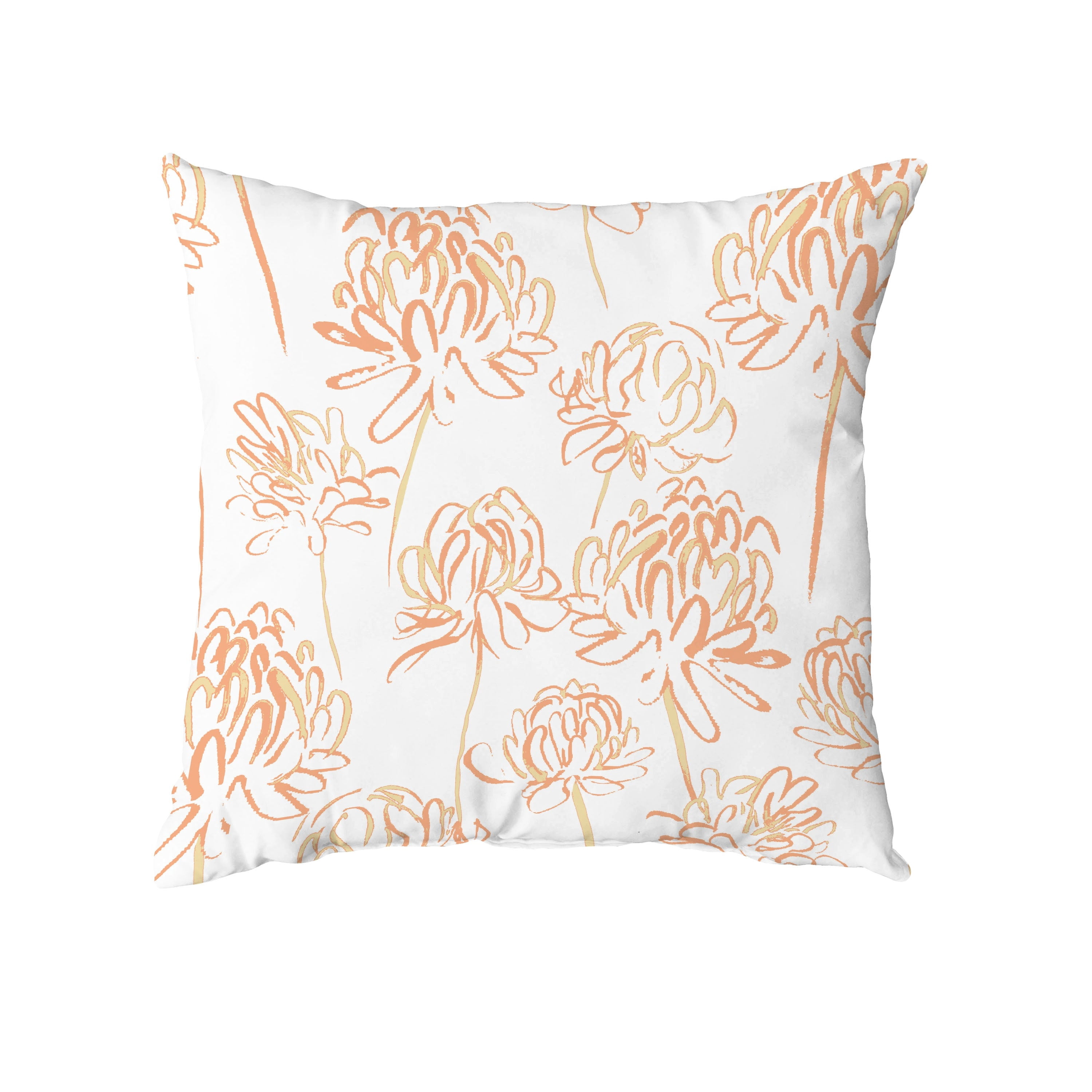Simply Daisy Blossom Bouquet Decorative Throw Pillow