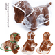 thumbnail image 5 of Chubasquero transparente impermeable para perros de primavera y verano, impermeable para perros pequeños, ropa para mascotas, 5 of 6