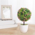 thumbnail image 4 of WNFJR Artificial Topiary Ball Trees - UV Resistant Faux Greenery for Garden, Yard, Porch, Patio Outdoor Deco, 4 of 4