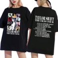 thumbnail image 3 of Camiseta de Taylor The Eras Tour para hombre y mujer, camisa 100% de algodón con estampado gráfico de manga corta, ropa de Hip Hop de gran tamaño, 3 of 4