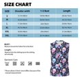 thumbnail image 4 of Disketp cool Skull flower Sleeveless Tshirts for Men, Muscle Shirts for Men Dry Fit Tank Top-Small, 4 of 5