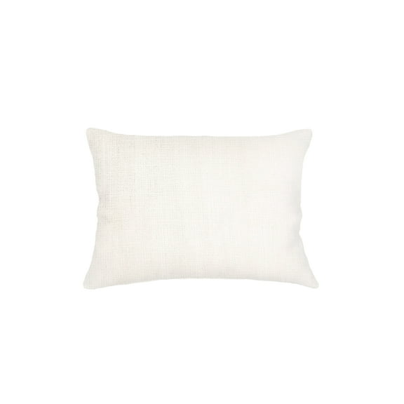So Soft Linen Natural White Pillow 14x20 Down