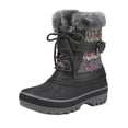 thumbnail image 1 of Dream Pairs Botas de nieve de invierno de media pantorrilla a la moda para niños y niñas para niños pequeños/niños pequeños/niños grandes KRIVER-3 Dream Pairs Dream Pairs KRIVER-3, 1 of 5