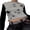 Gray, variant on Women Casual T-Shirt, Contrast Colors Pentagram Pattern Long Sleeve Round Neck Vintage Basic Crop Shirt