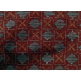 thumbnail image 4 of oneOone Organic Cotton Voile Fabric Leaves & Geometric Block Print Fabric BTY 42 Inch Wide, 4 of 4