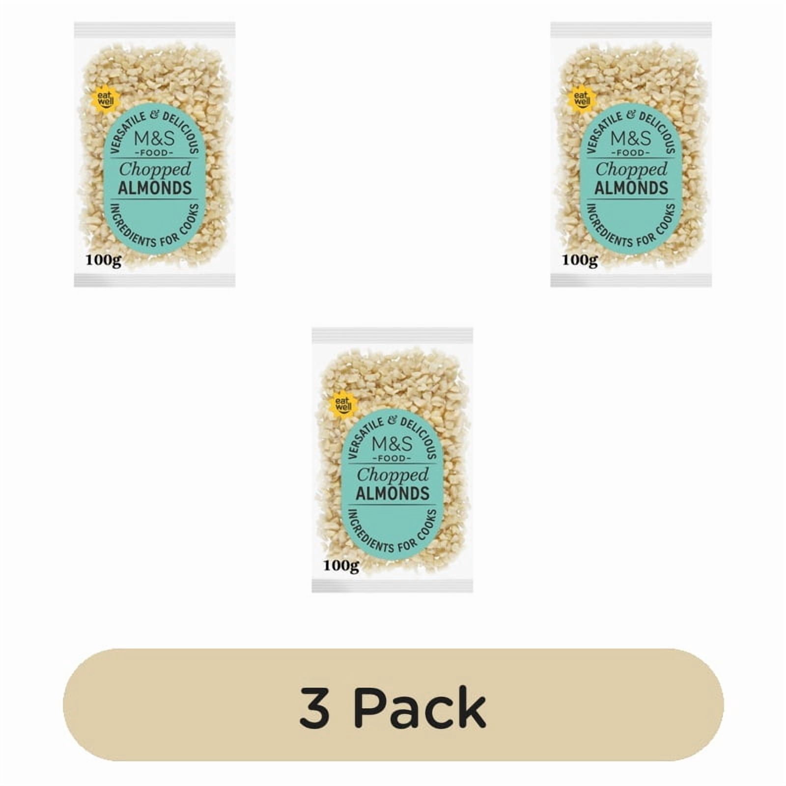 M&S Chopped Almonds 100g, British Import (Pack of 3)