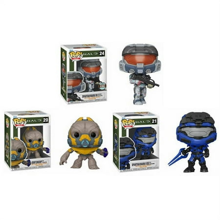 Funko POP! Games - Halo Infinite S1 Vinyl Figures - SET OF 3 (Grunt Conscript & 2 Spartans)