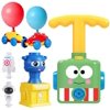 LANGMBalloon Powered Racer and Launcher Balloon Powered Car Balloon Toy Set Tower with Rocket and Spaceman STEM Toy for Kids with 12 Ballons ()