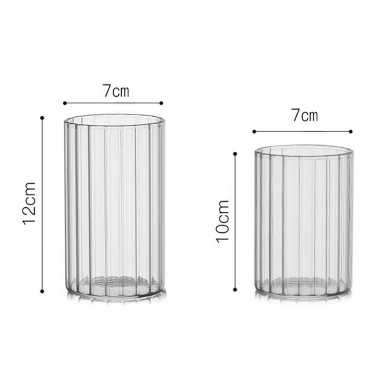 Clear Ribbed Drinking Glasses – Bella Cucina