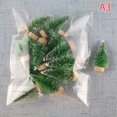 thumbnail image 2 of 12Pcs Mini Christmas Tree Santa Claus Snow Decor For DIY Frost Village New Year, 2 of 5