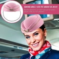 thumbnail image 2 of Stewardess Hat Flight Attendant Costume Decor Airplane Hostess Hat Cosplay Uniform Hat, 2 of 4