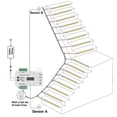 thumbnail image 3 of Induction Controller Automatic Staircase Light Step Lighting Controller Brightness Adjustable No Wiring Required, 3 of 5
