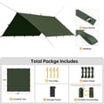 thumbnail image 2 of Refugio impermeable para exteriores Tarp FREE SOLDIER de 13 x 13 pies, 2 of 9