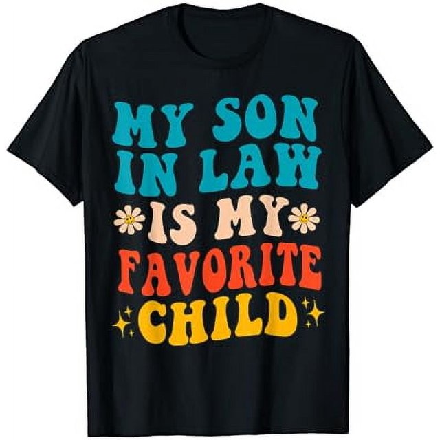 Mon Beau-Fils Est Mon Enfant Préféré T-Shirt Rétro Drôle de Belle-Mère - comme sur l'Image - S