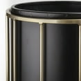 thumbnail image 3 of Mercana Pianta Metal Industrial Styled Planters in Black (Set of 2), 3 of 6