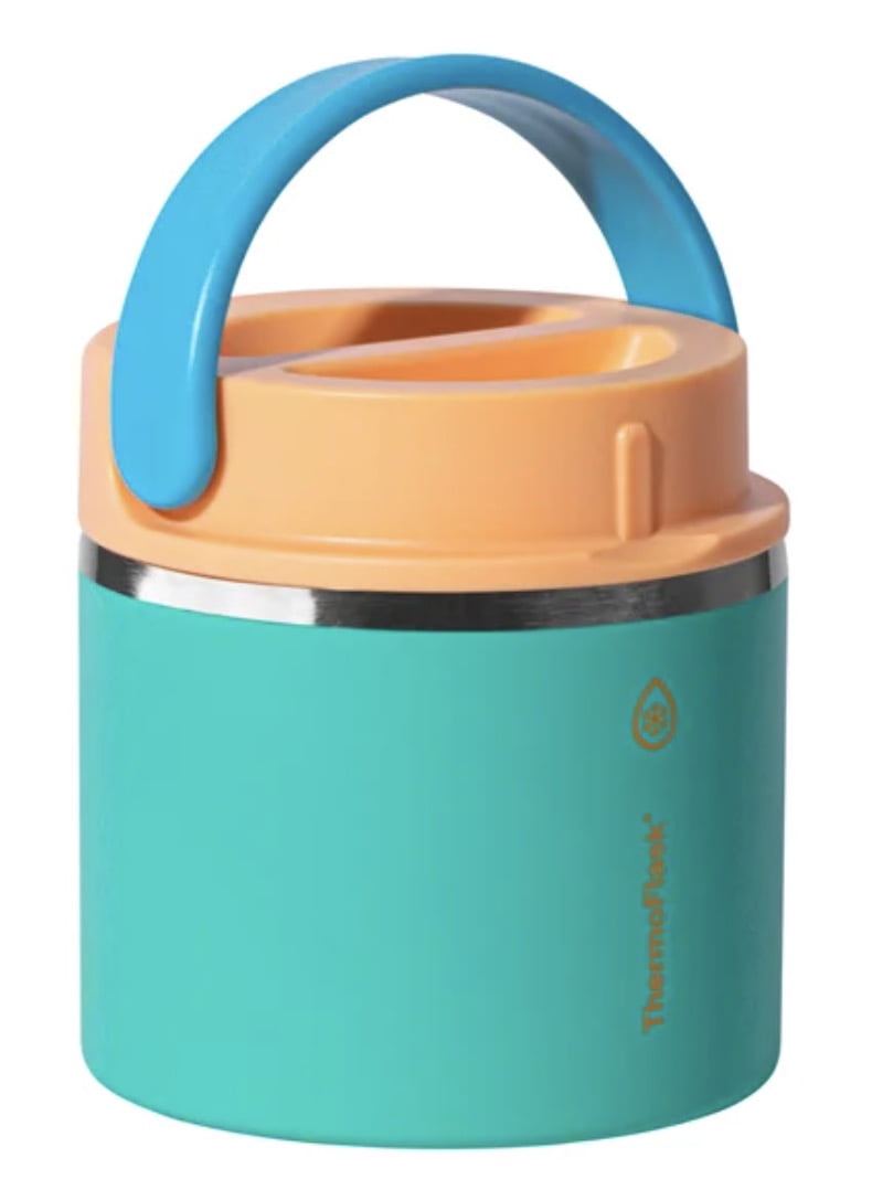Thermoflask 20 oz Insulated Food Jar, 2-Pack, Pink and Blue, Hot 12 Hours Cold 24 Hours (Blue and Green)