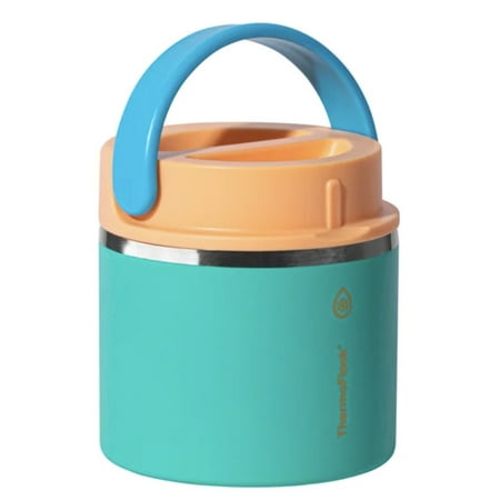 Thermoflask 20 oz Insulated Food Jar, 2-Pack, Pink and Blue, Hot 12 Hours Cold 24 Hours (Blue and Green)