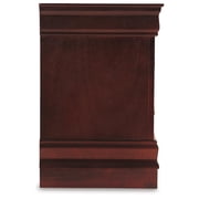 Signature Design by Ashley Traditional Alisdair 2 Drawer Nightstand, Reddish Brown