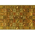 thumbnail image 1 of Ahgly Company Indoor Rectangle Persian Yellow Traditional Area Rugs, 5' x 7', 1 of 4
