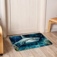 thumbnail image 6 of Shark Polyester Chair Rug Mat, Non-Slip and Machine Washable Area Rugs, 6 of 6