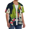 thumbnail image 2 of Kdxio Men'S Hawaiian Shirt For Men Short Sleeve Shirt Dinosaur Basketball Player Summer Casual Holiday Beach Button Down T-Shirts, 2 of 5