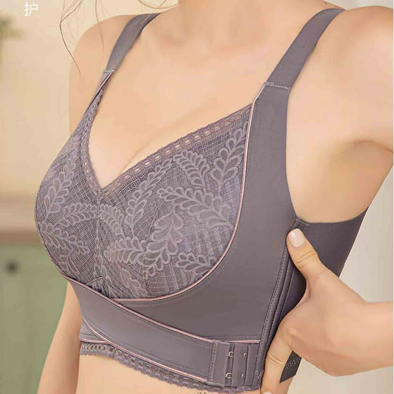 Mrat Clearance Honey Love Bras for Women Clearance Large Chest Slim  Appearance Tomaline Care and Maintenance Bra Thin Large Collar Adjustment Bra  Women's Bra Push up Strapless Bra L_15 Gray XL 