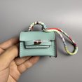thumbnail image 1 of Leather Lock Motif Keychain, Earphone Design Car Chain Clip For Women - Valentine's Gift, 1 of 10