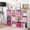 Pink Gradient-6 Pack, variant on 11 Inch Cube Storage Bins, Colorful Cube Storage Organizer, Fabric Storage Bins, Storage Cubes for Shelves, Closet, Toy Storage Bins for Kids Room, Play Room, Rainbow, 6-Pack