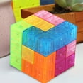 thumbnail image 4 of Juguete Del Cubo Del Bloque, Juguete Magnético Del Juego Del Rompecabezas De La Mano De Obra Fina Resistente A Los Impactos Para Los Niños Mgaxyff Puzzle Game, 4 of 8