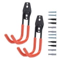 thumbnail image 2 of Wall Storage Hooks, Strong Bearing Capacity Garage Hooks 2Pcs Orange Heavy Duty  For Shop Style D Hook, 2 of 8