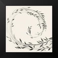 thumbnail image 2 of Popp, Grace 20x20 Black Modern Framed Museum Art Print Titled - Crown of Vines II, 2 of 5