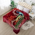 thumbnail image 2 of JML Queen Size Fleece Blanket, 1 Ply Lightweight Korean Style Plush Bed Blanket, 75" X 91", 2 of 5