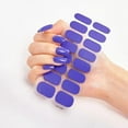 16Tips SemiCured Gel Nail Sticker Pure Color UV/LED Lamp Gel Nail