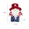 thumbnail image 3 of FAMTKT 4th of July Patriotic Gnomes Decorations Gnomes Plush Table Ornaments Gift for Independence Day Memorial Day Presidents Day Veterans Day Armed Forces Day, 3 of 7