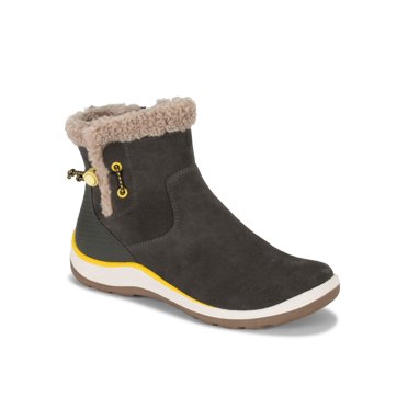 BARETRAPS Womens Black Mixed Media Water Resistant Padded Kalina Round Toe Wedge Zip-Up Winter Boots M