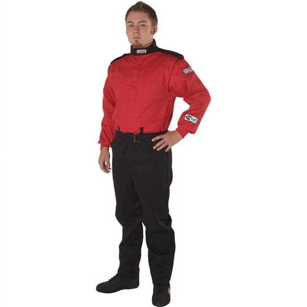 G-Force Red X-Large GF525 1 Piece Driving Suit P/N 4525XRD
