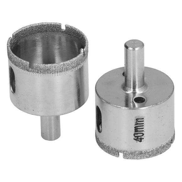 Tile Drill Bits,2Pcs Tile Drill Bits Drill Bit Set Hole Saw Set Breakthrough Technology