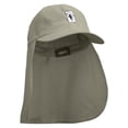 thumbnail image 4 of Casino Joker Card Embroidered Flap Hats - Khaki OSFM, 4 of 5