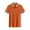 Orange, variant on Lmnyox Men's Summer Shirt Classic Fashion Short Sleeve Button Collared Golf Shirt Business Casual Work Tops