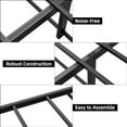 thumbnail image 4 of Bed Frame with Rattan Headboard and Footboard, Black Rattan Platform Bed Frame, Mattress Foundation, Noise-Free, No Box Spring Needed, Easy Assembly, 4 of 7