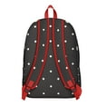 thumbnail image 3 of Waterproof Backpack with Vintage Polka Dot Design – Colorful and Minimalist Dots Pattern, Classic Retro Polka Texture for Trendy Students, 3 of 5