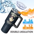 thumbnail image 2 of 1pc chicken 40oz Tumbler with Straw & Handle - Insulated Stainless Steel Cup | Holiday Gift for Man Women (Christmas, Valentine's, Birthday), 2 of 5