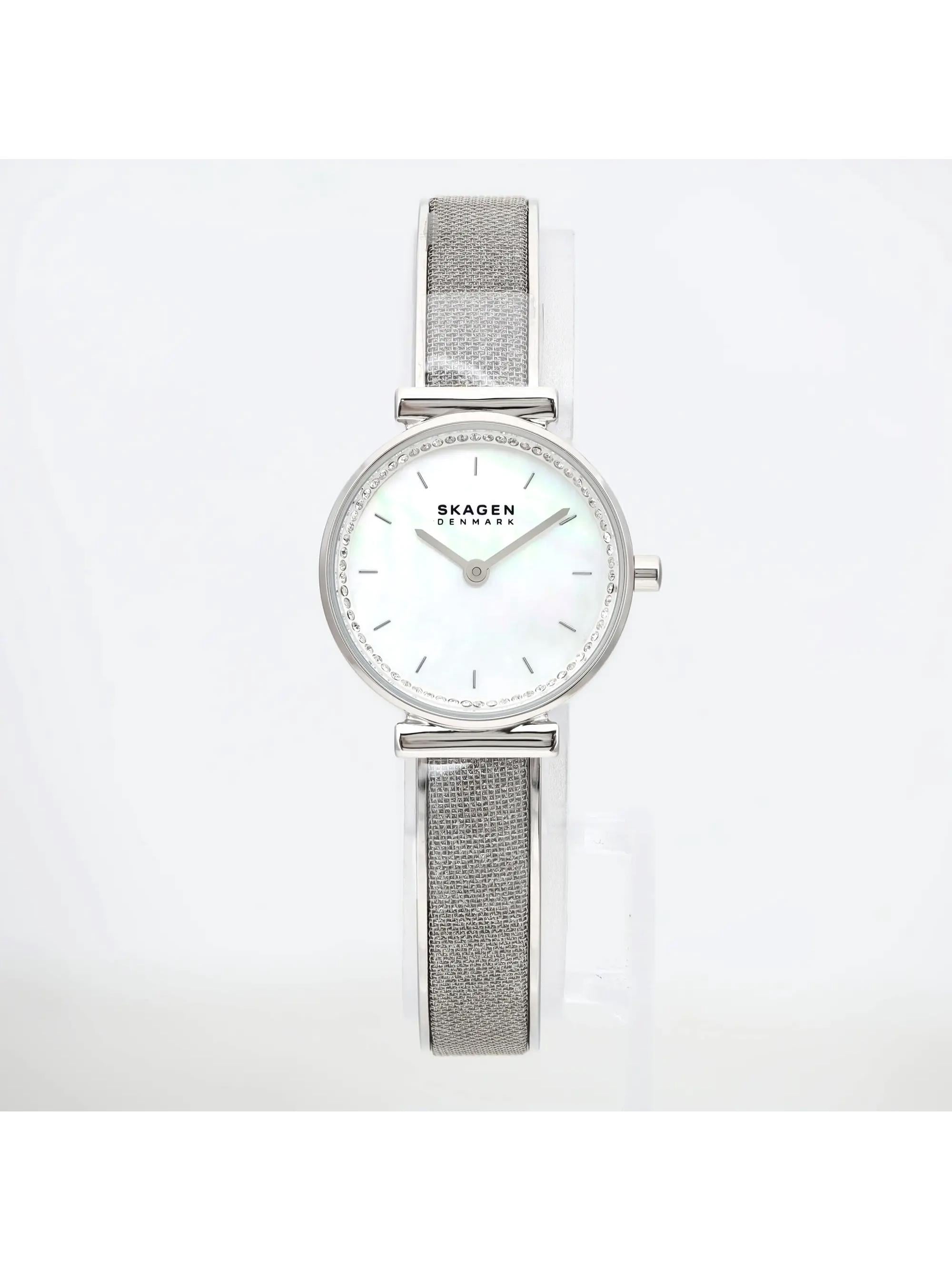 Skagen SKW6784 Ancher Skeleton Stainless Steel Mesh Black 
