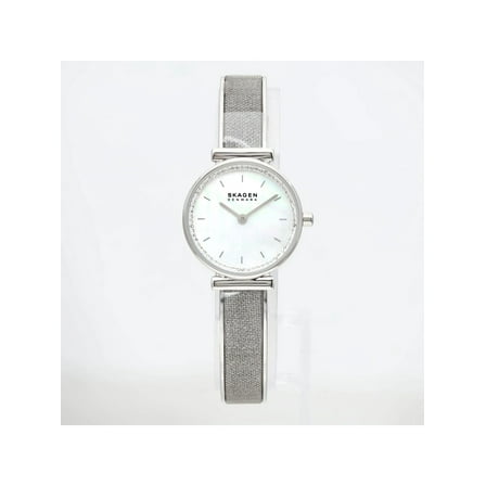 New Skagen Annelie 25mm Steel Crystal White MOP Dial Ladies Quartz Watch SKW2793