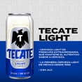 thumbnail image 2 of Cerveza clara Tecate light lata 473 ml, 2 of 4