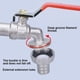 thumbnail image 3 of Adaptador de tanque de IBC a prueba de fugas con control de flujo fino, rosca gruesa que garantiza conexiones seguras de mangueras de jardín, grifo de latón sin plomo para un almacenamiento de agua, 3 of 5